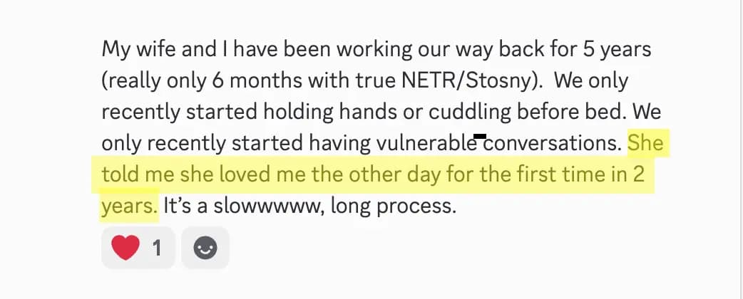 Five years of trying other things. Six months on NETR.