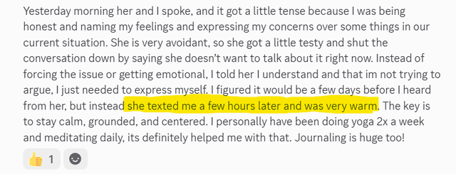 Community feedback 1